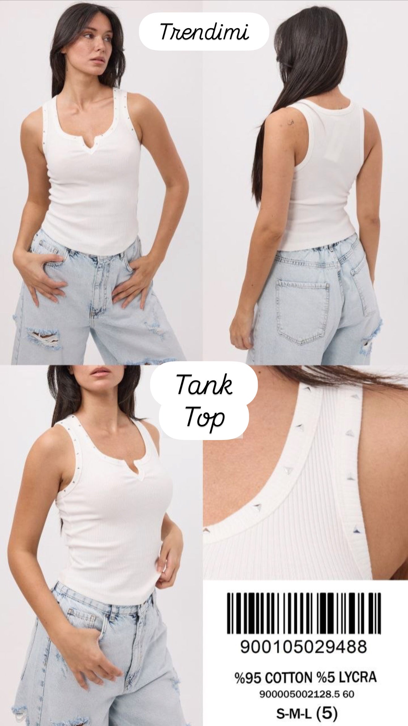 IB Ecru Tank Top