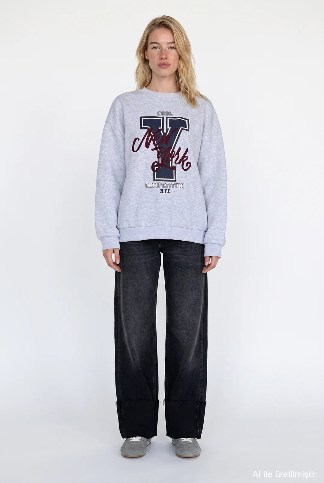 New York Grey Sweatshirt