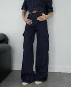 Navy Denim Set