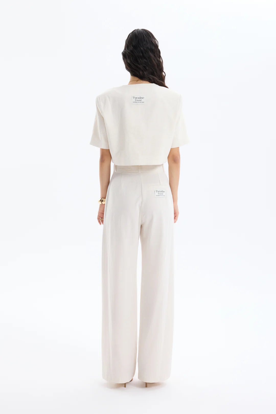 Linen Crop Blazer