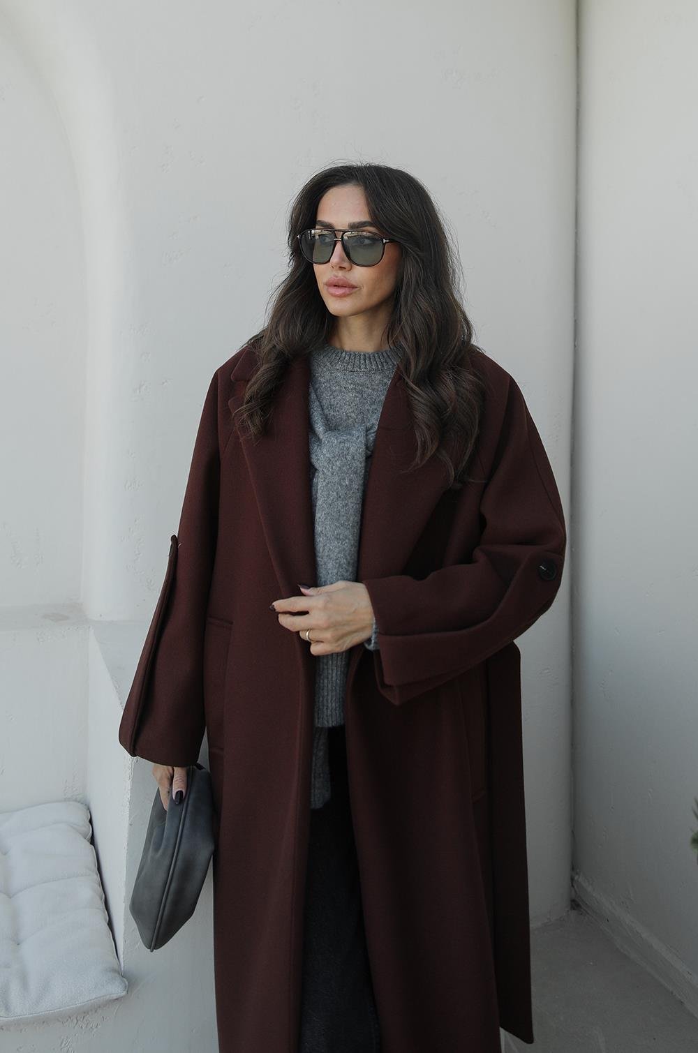Brown Oversized Coat