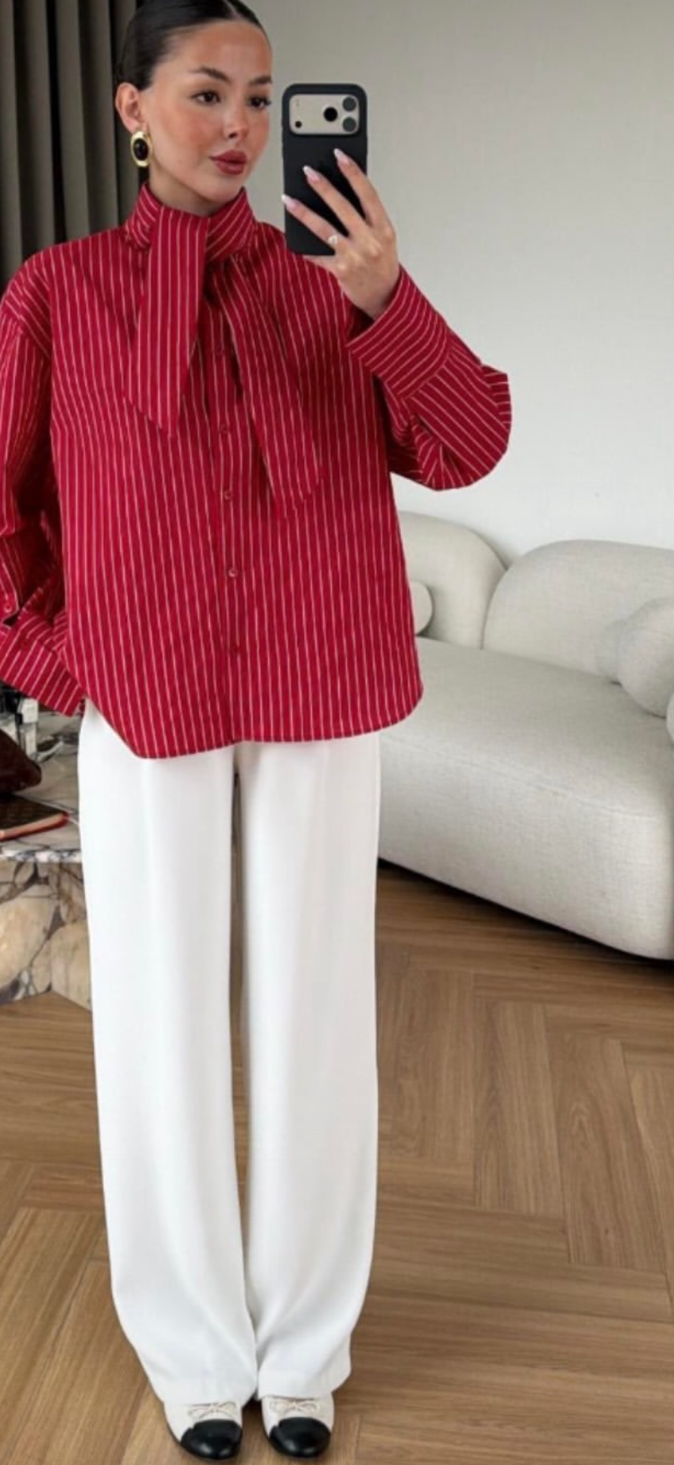 Striped Red Shirt
