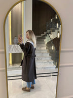 Long Trench Coat Brown