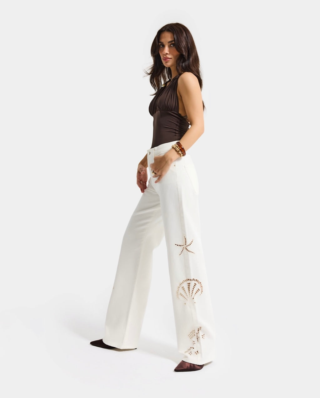 Shells Ecru Jeans