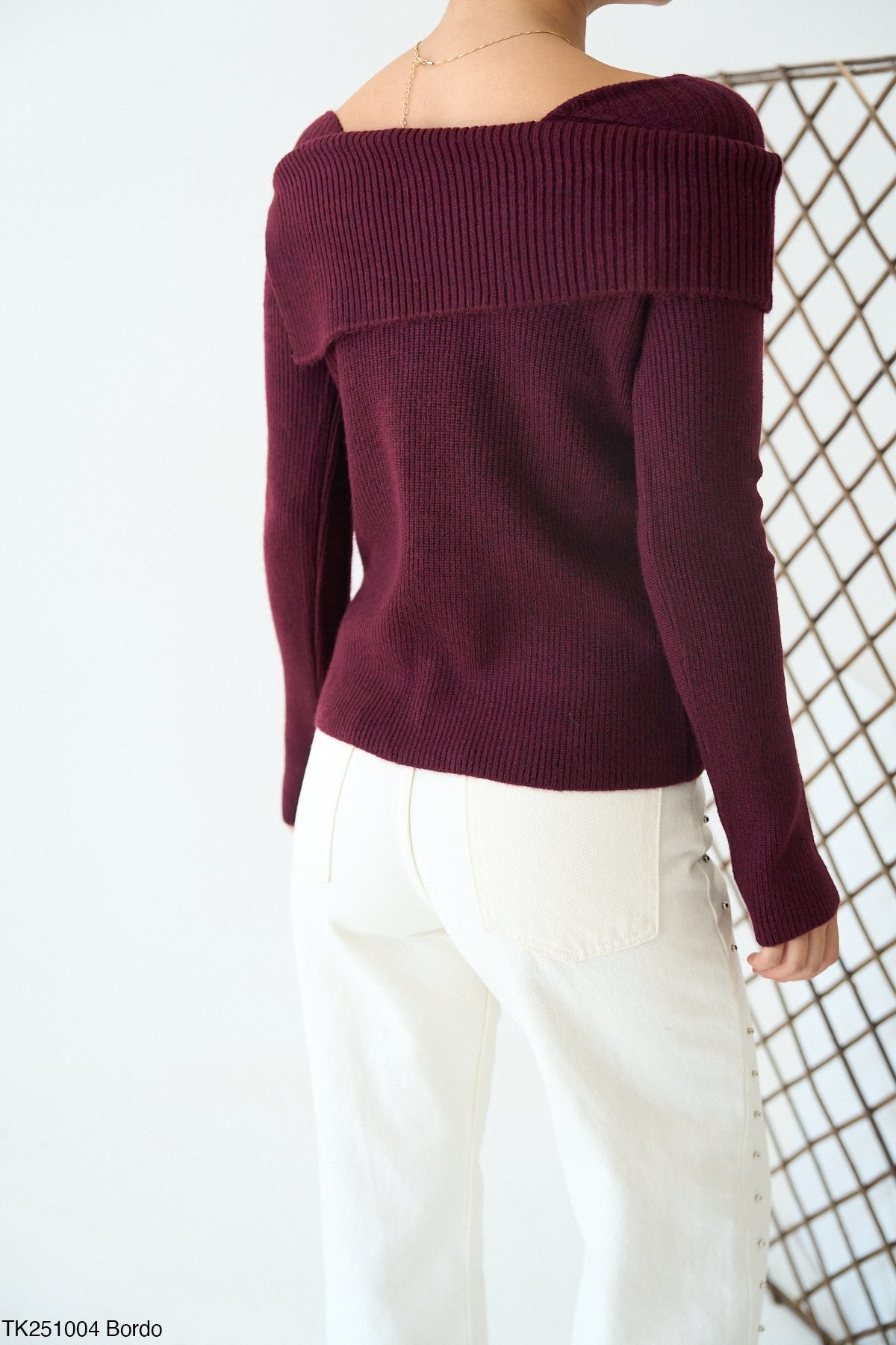 Off-shoulder Sweater