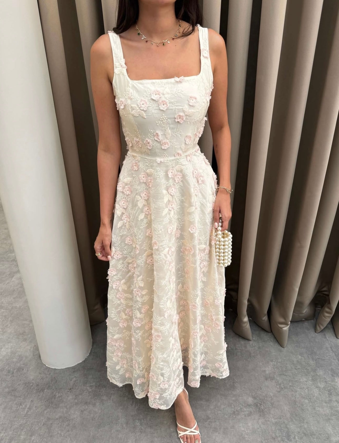 3D Floral Dress