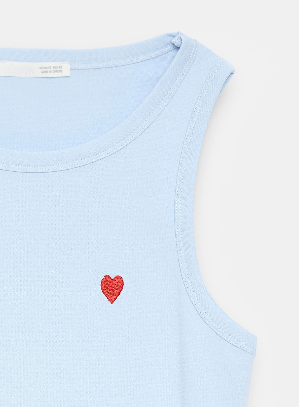 Heart Tank Top - Blue