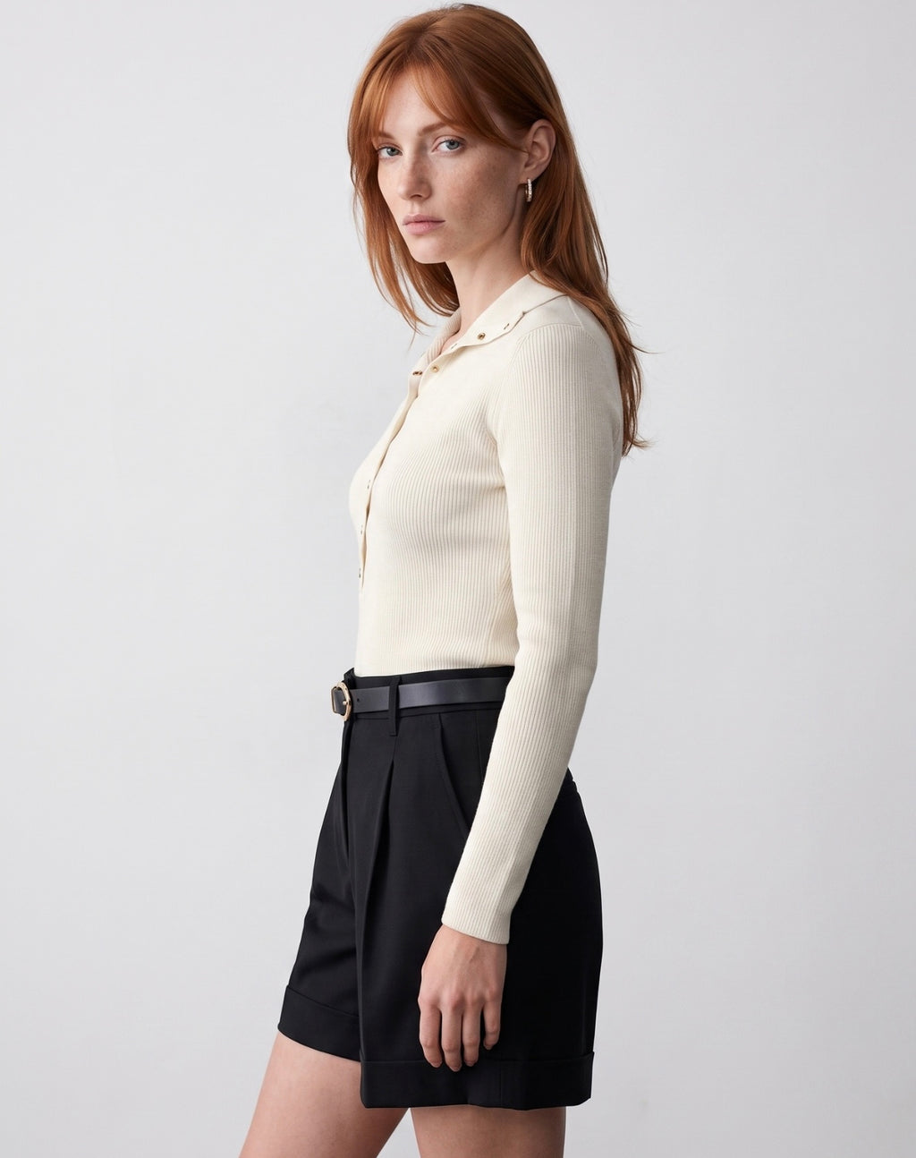 Mila Knit Top - Beige
