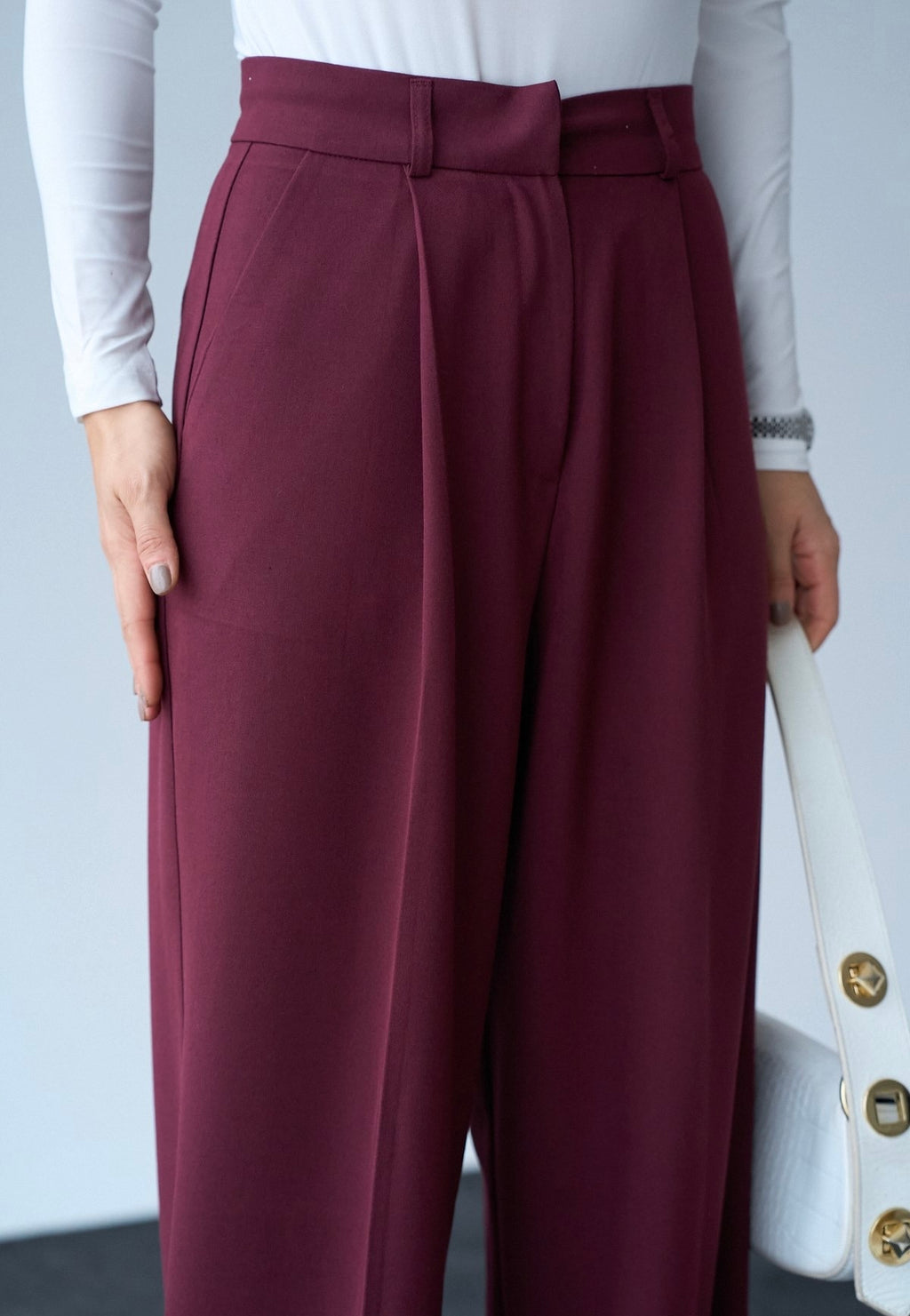 Burgundy Palazzo