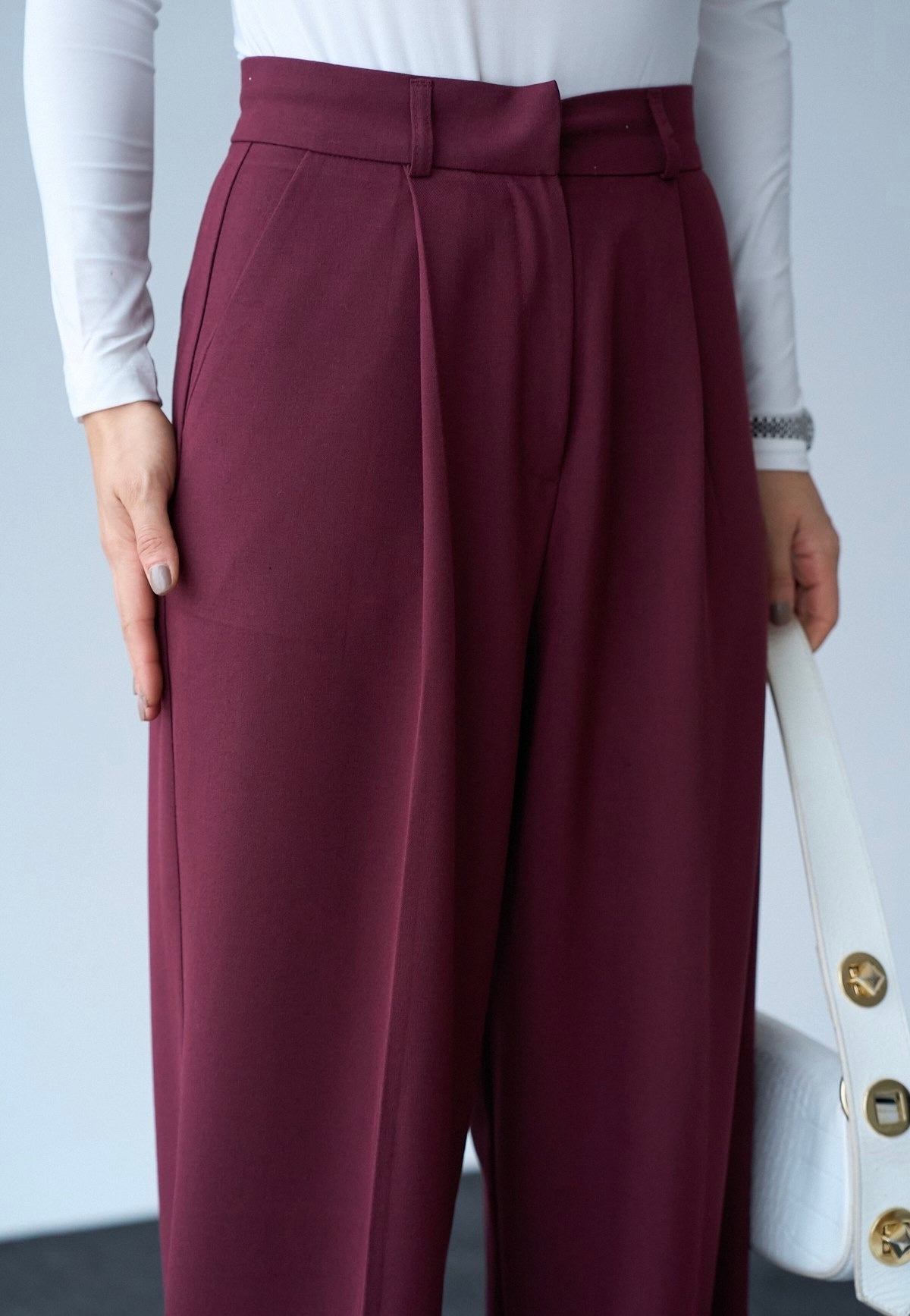 Burgundy Palazzo