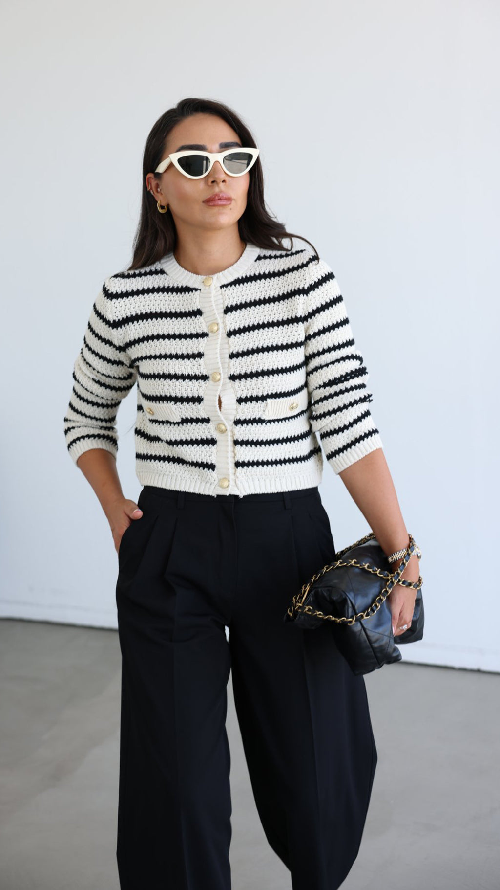 HM Stripped Cardigan