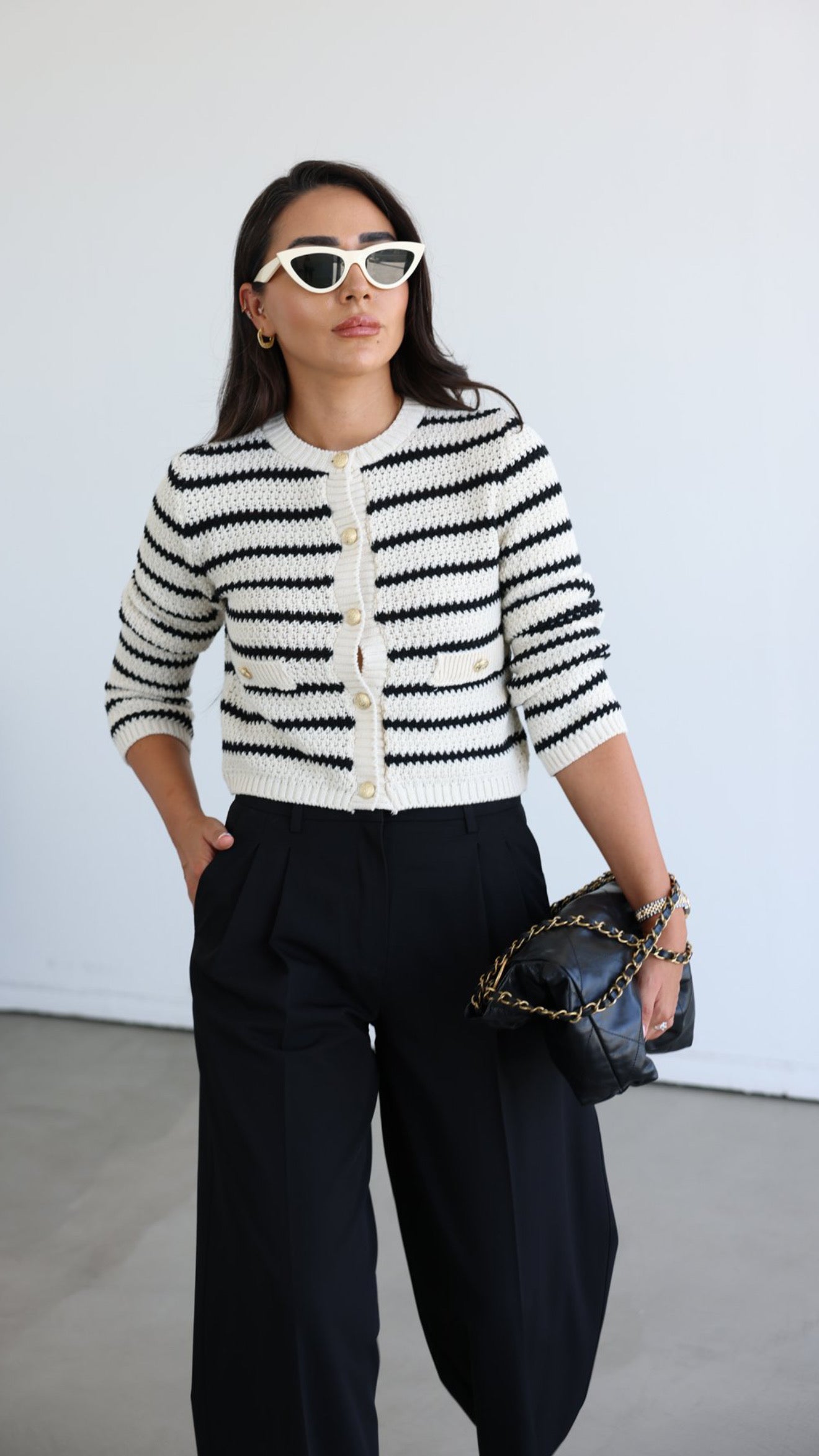 HM Stripped Cardigan