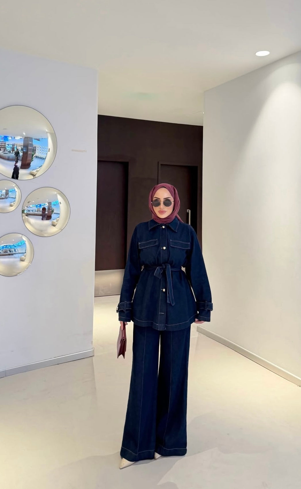 Hijabi Denim Set