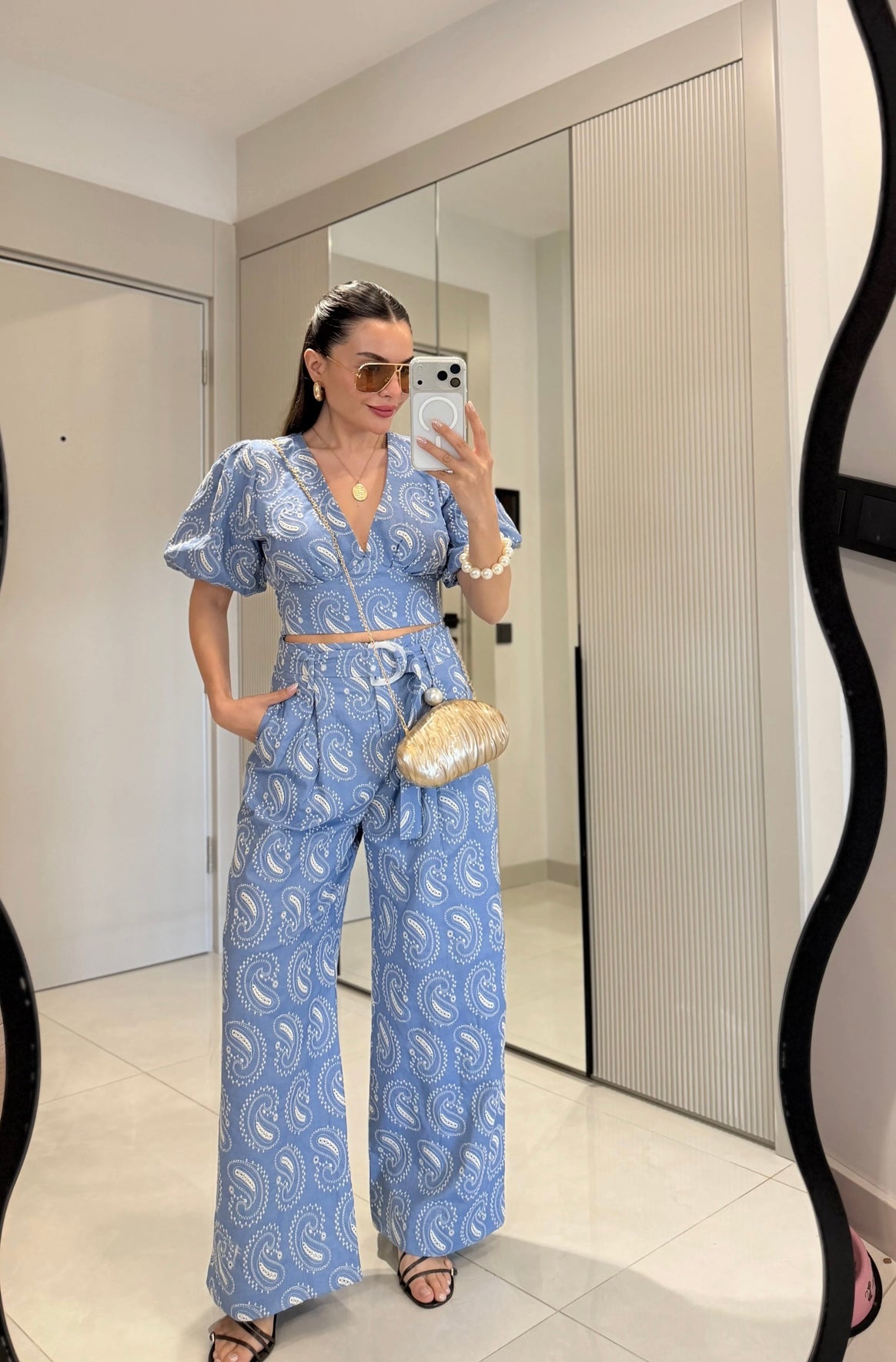 Blue Crop Set