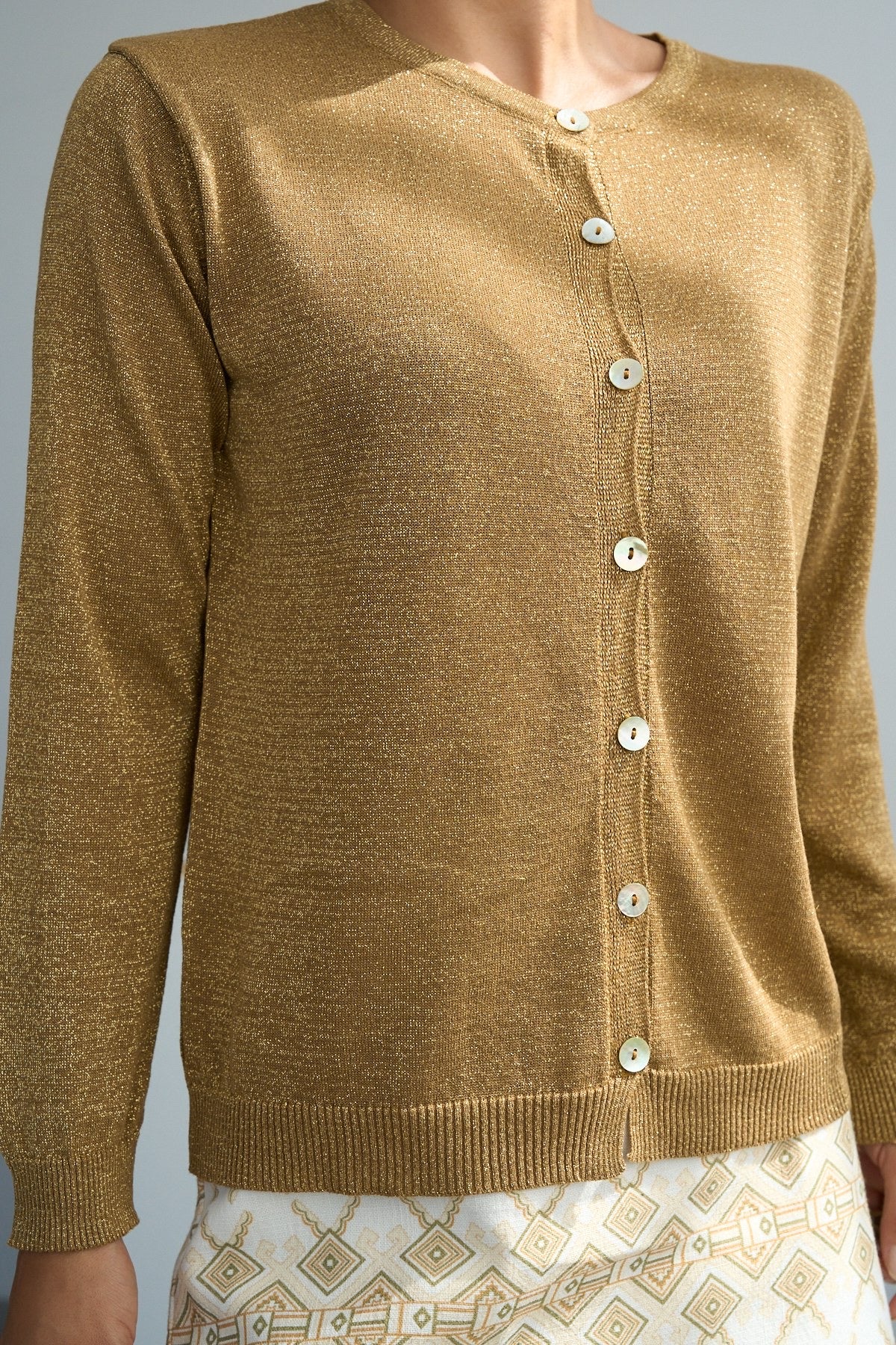 Gold Cardigan