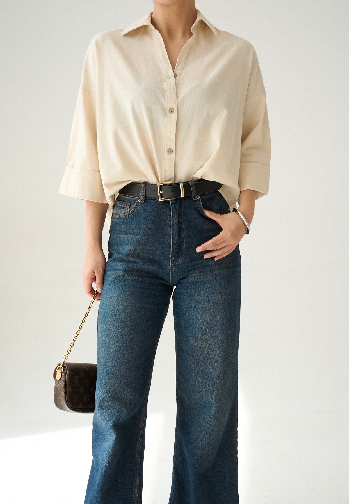 S.S Linen shirt - beige