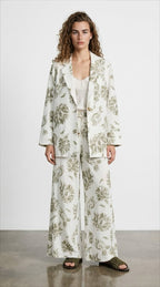 Floral Linen Pants