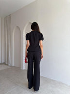 Waisted Suit - Black