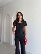 Waisted Suit - Black