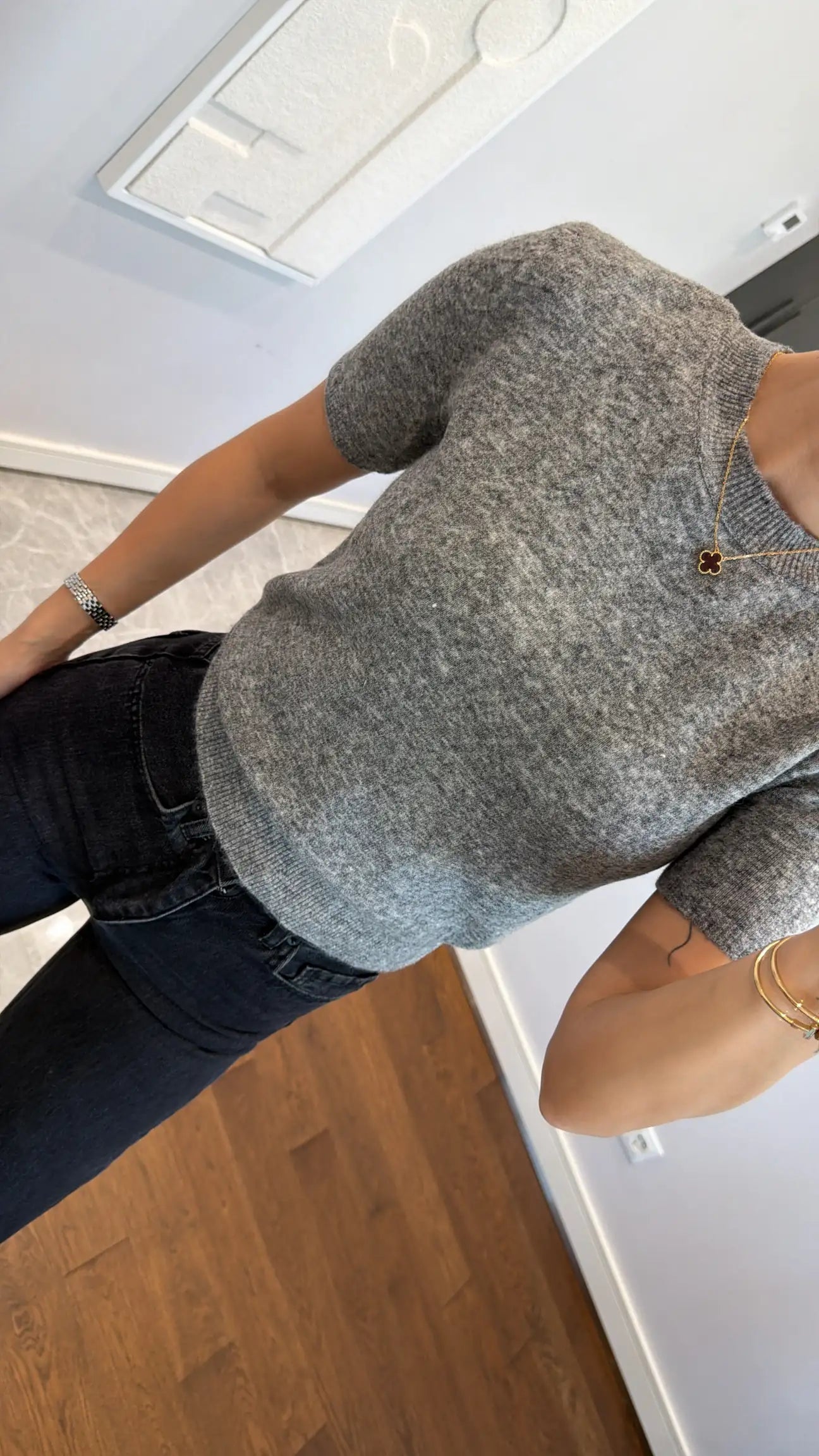 Grey Sweater S.S