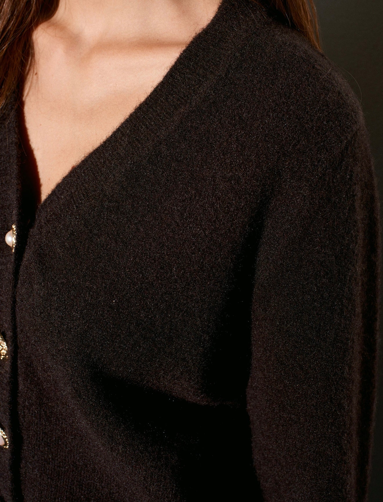 Dilvin Brown Cardigan