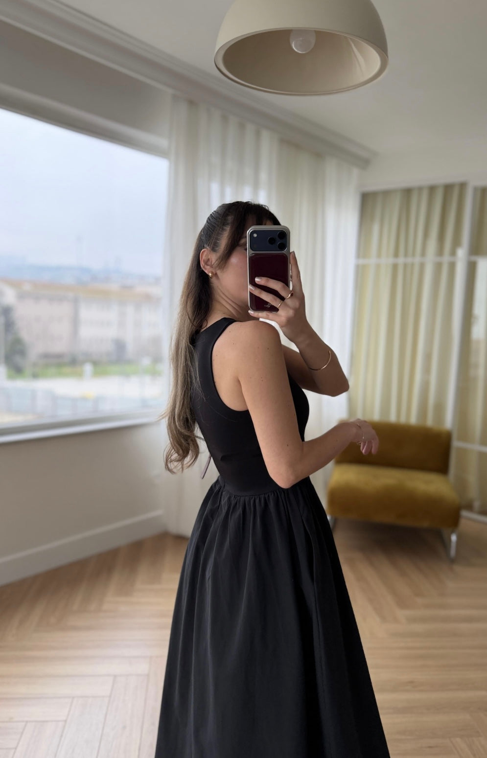 Veroni Black Dress