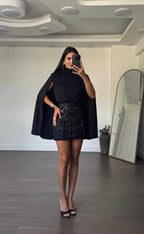 Embellished Skirt - Black