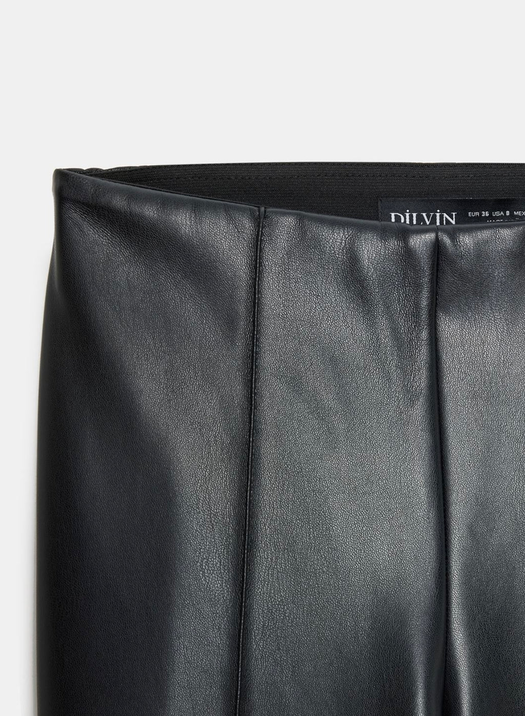 Dilvin Leather Pants - Black