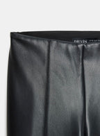 Dilvin Leather Pants - Black
