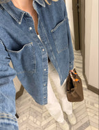 Zr Oversized Denim Shirt