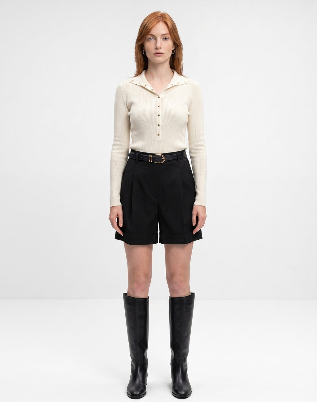 Mila Knit Top - Beige
