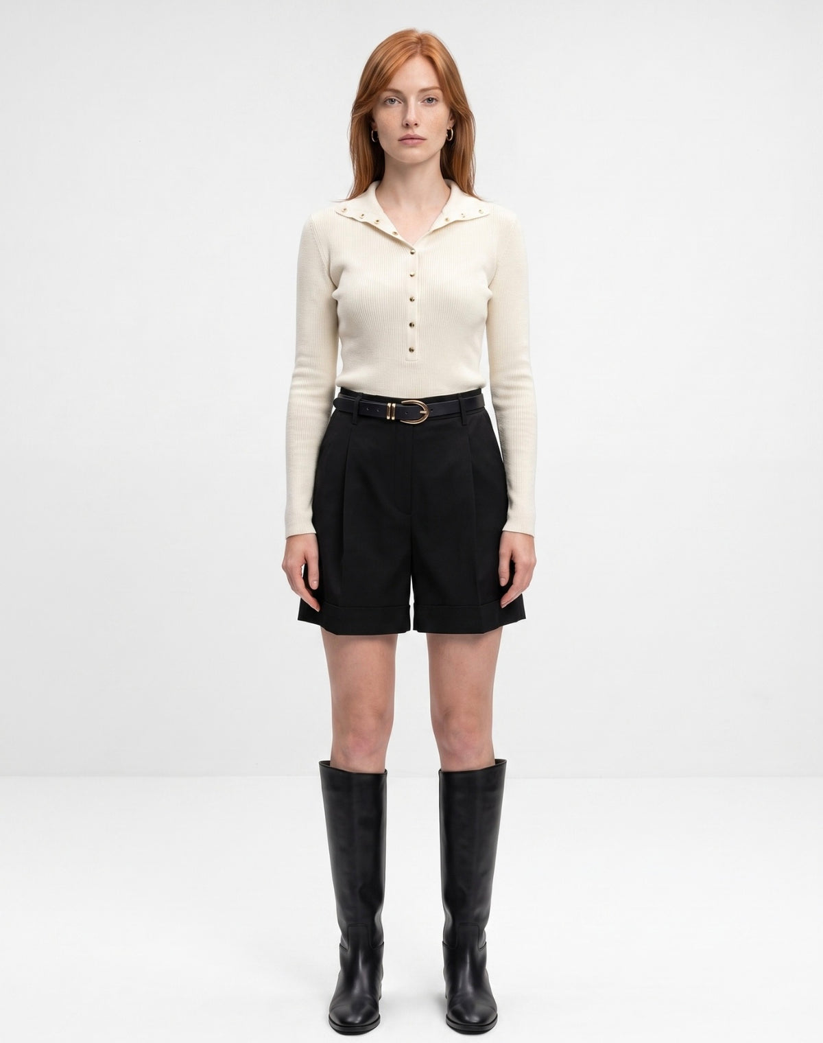 Mila Knit Top - Beige