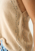Beige Wool Top