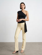 one shoulder Blouse - Black