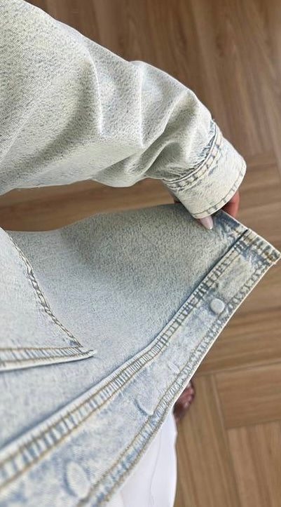 Light blue denim shirt