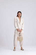 Oversized Linen Blazer