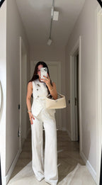 Sequin Vest Set