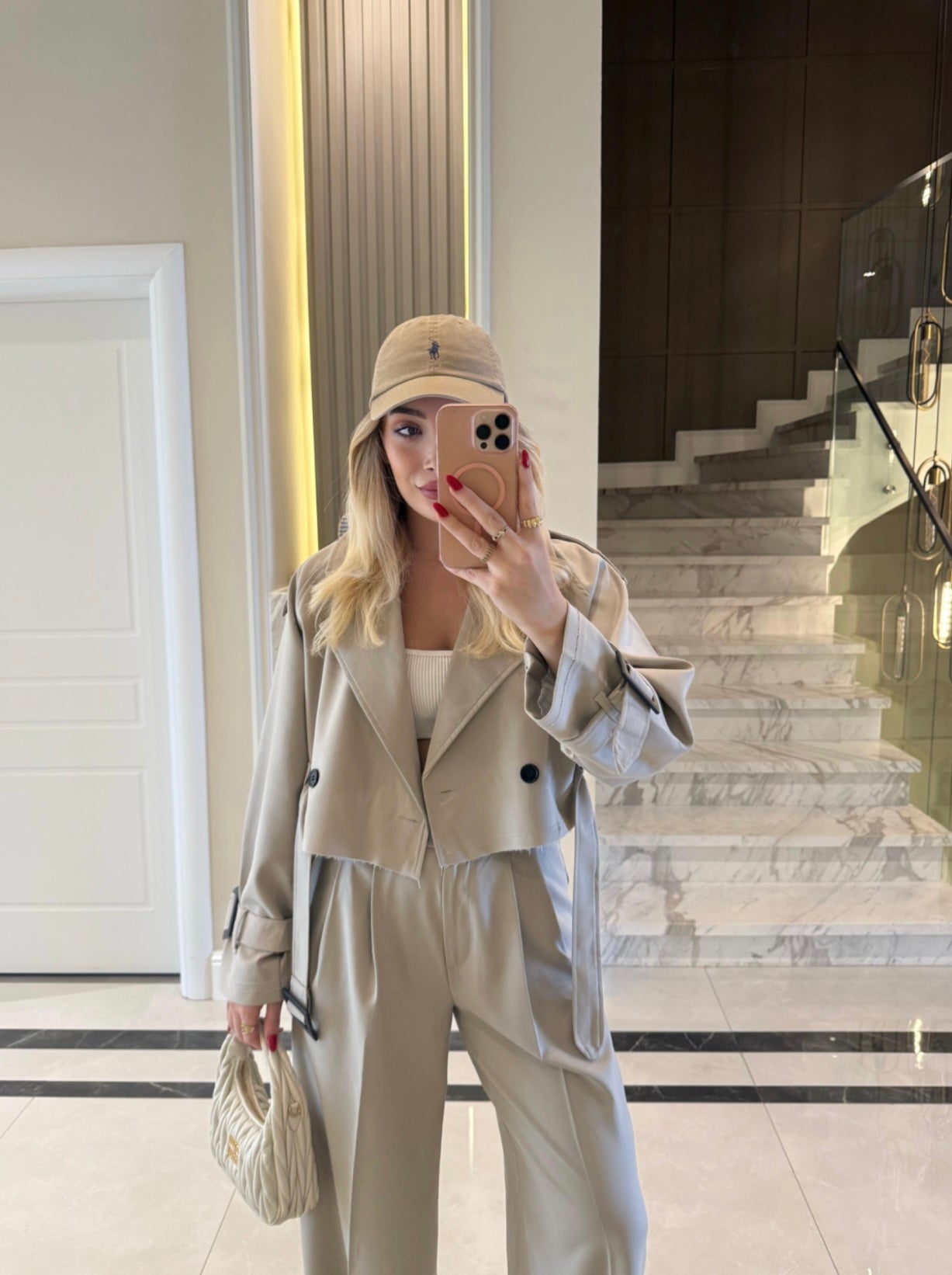 Crop Trench Coat