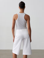 White Bermuda Shorts