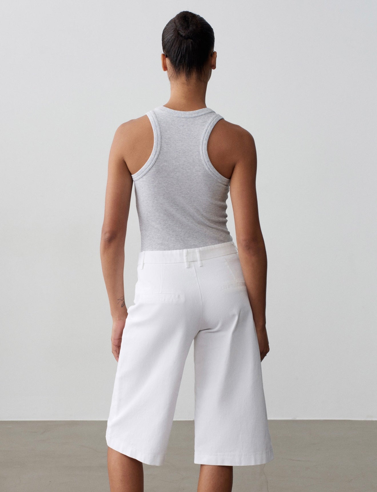 White Bermuda Shorts