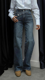 Belted Jeans