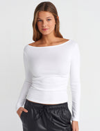 Boat Neck Top