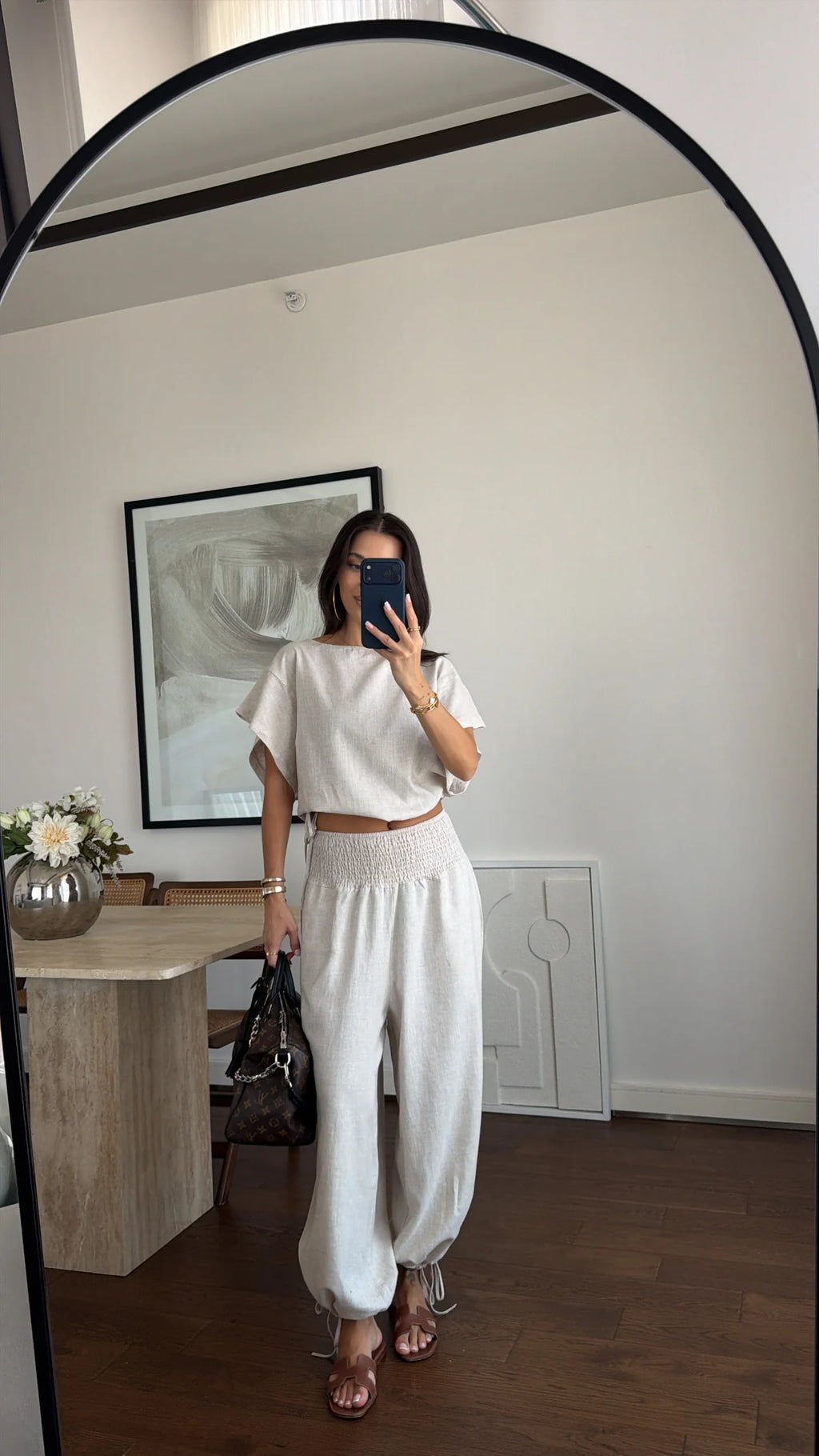 Luna Linen Lounge Set