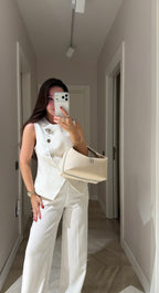 Sequin Vest Set