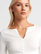 Zipper Detailed Top