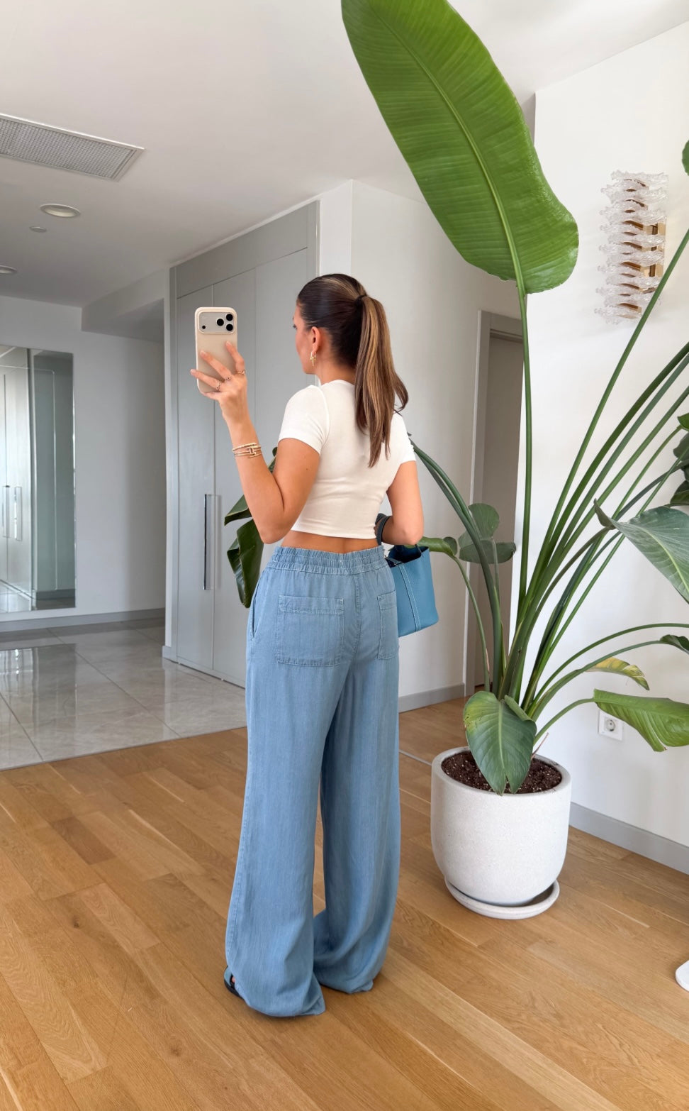 Elastic Waistband Trousers