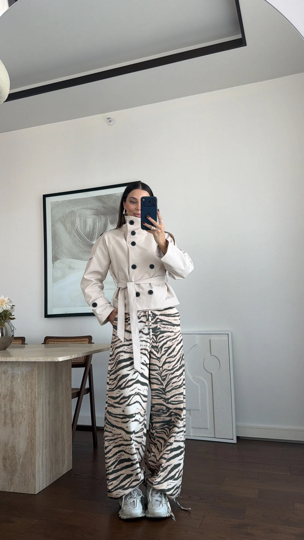 Zebra Print Pants