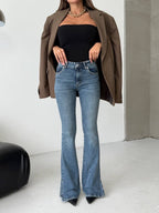 Blue Flare Jeans