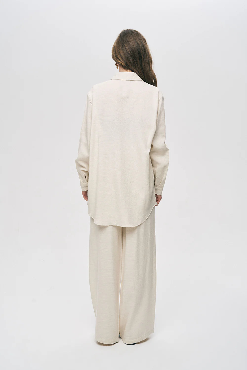 Linen Shirt with Embroidery