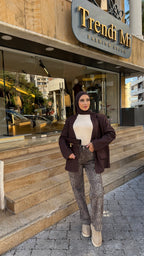 Oversized Blazer Brown